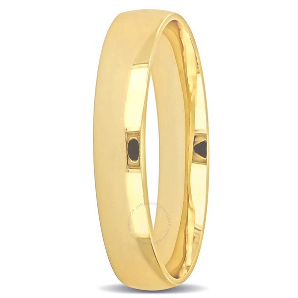 Amour 4mm Polished Finish Wedding Band in 14k Yellow Gold