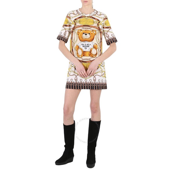 Moschino Teddy Bridle-Print T-Shirt Dress