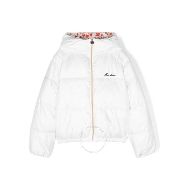 Moschino Kids Embroidered Logo Elasticated Hem Jacket