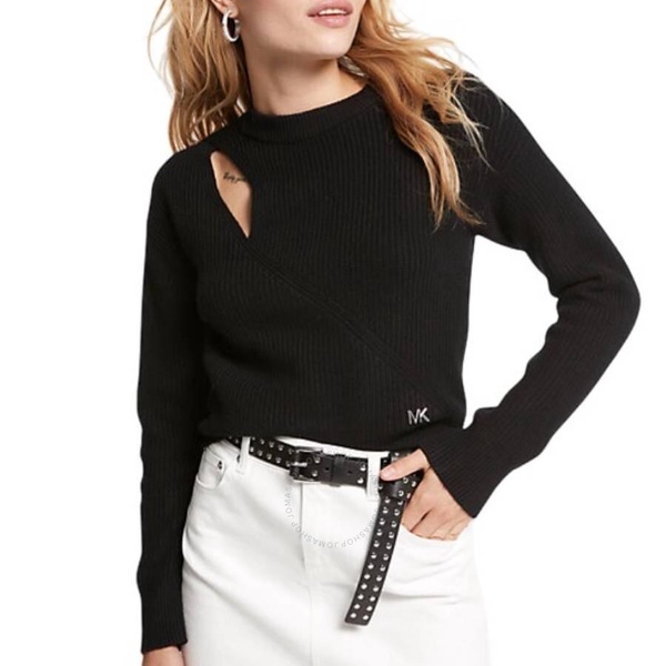 Michael Kors Key Hole Cut- Out Sweater