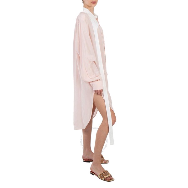 Loewe Ladies Strap Oversized Shirt In Pink