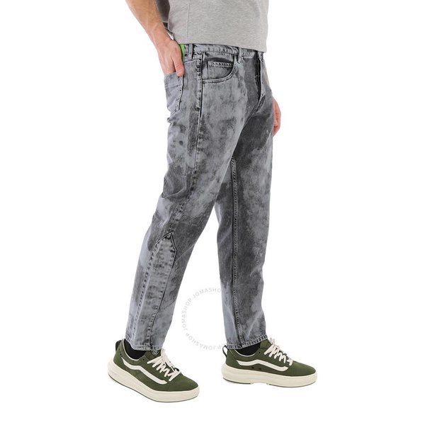 A Cold Wall Men's Grey Wash Fade Form Slim Jean