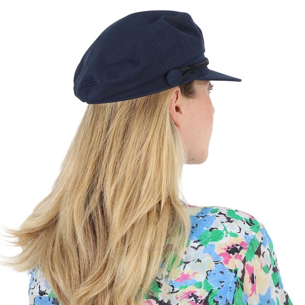 Maison Michel Navy New Abby Cotton Sailor Cap