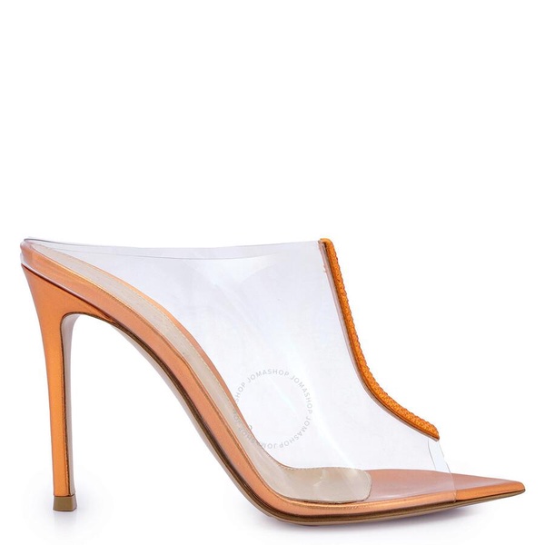 Gianvito Rossi Ladies Transparent Sigma 105mm Mules