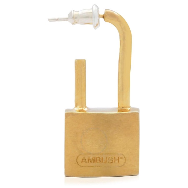 Ambush Gold Sterling Silver Padlock Single Earring