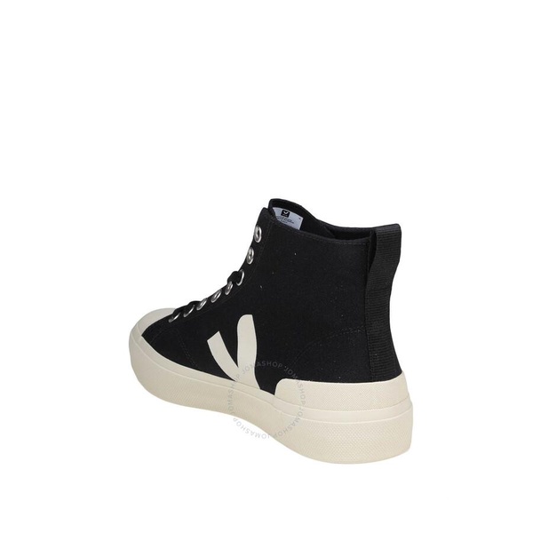 Veja Men's Black Pierre Wata II Canvas High-Top Sneakers