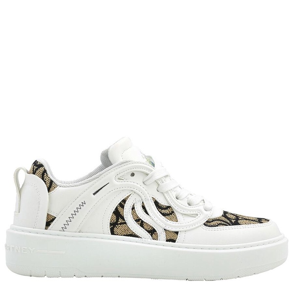 Stella Mccartney Ladies Ecru-White S-Wave Sneakers