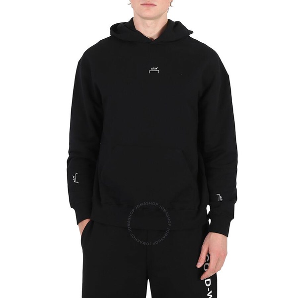 A Cold Wall Black Essential Logo Print Hoodie