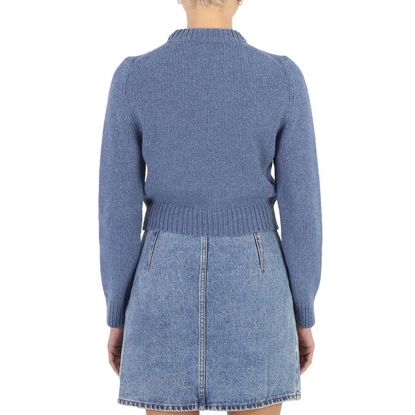 Marc Jacobs Blue Shadow Wool The Shunken Sweater