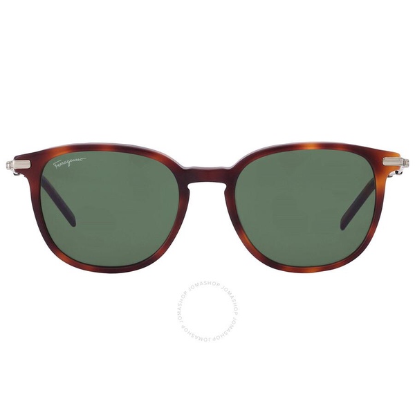 Salvatore Ferragamo Green Square Men's Sunglasses SF1015S 214 52