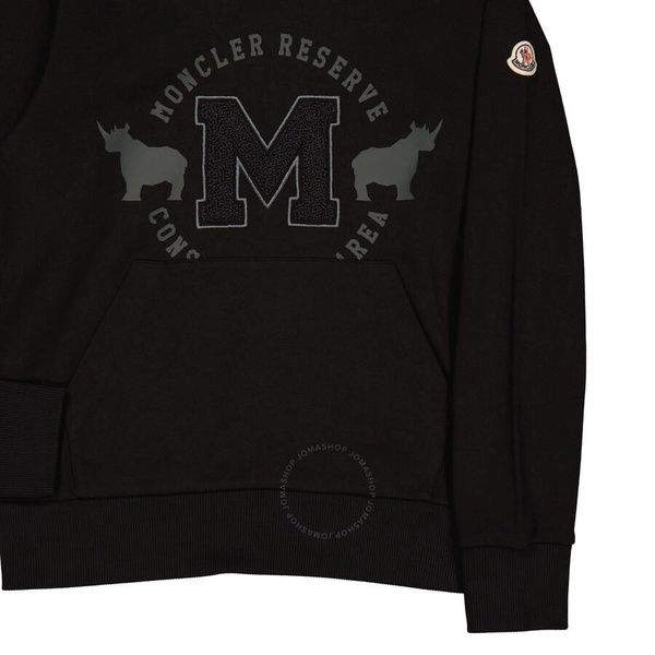 Moncler Kids Black Logo Patch Tracksuit Set