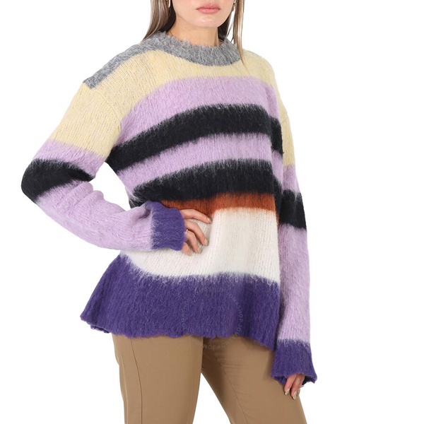 Marc Jacobs Ladies Horizontal-stripe Pattern Long-sleeve Jumper