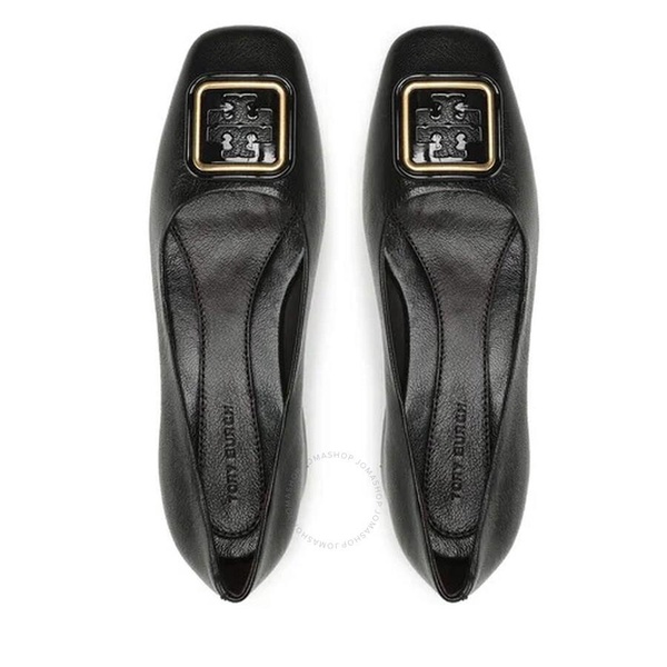 Tory Burch Perfect Black Georgia Leather Pumps