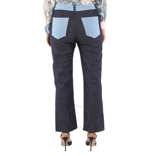 Victoria Beckham Ladies Pants Light Blue Cali Jean