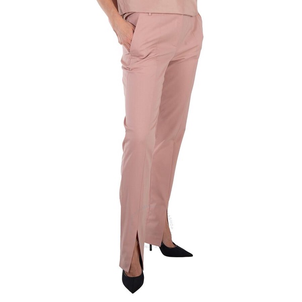 Tibi Toffee Wool-Blend Cassius Suiting Slim Pants