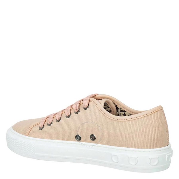 Salvatore Ferragamo Ladies Pink Lemonade Mediterr Low Cut Sneakers