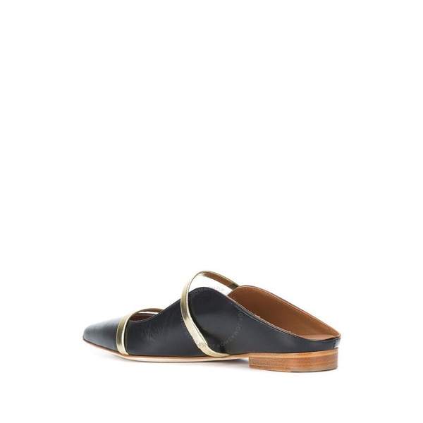 Malone Souliers Ladies Black Maureen Leather Flats