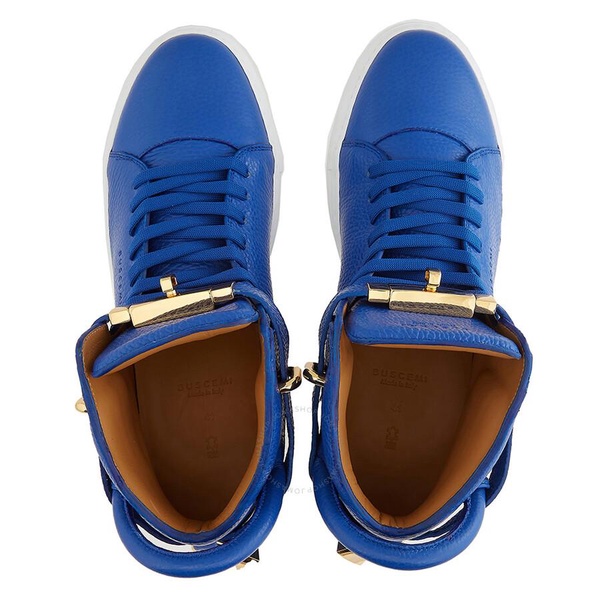 Buscemi Men's Bluette Alce High-Top Leather Sneakers