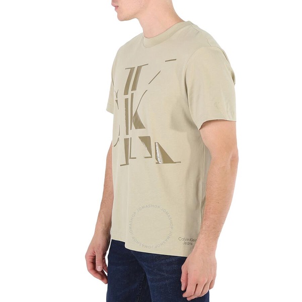 Calvin Klein Wheat Fields Scattered CK Logo Cotton T-Shirt