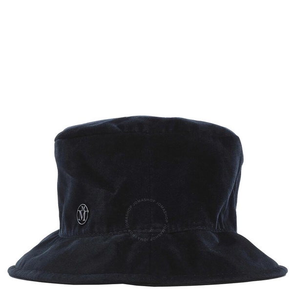 Maison Michel Ladies Navy Jason Velvet Bucket Hat