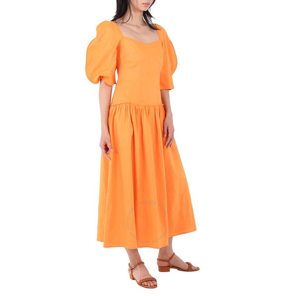 Rejina Pyo Ladies Orange Louisa Dress, Brand Size 38 (US Size 4)