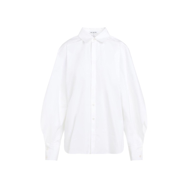 ALAIA Elegant Cotton Round Shirt