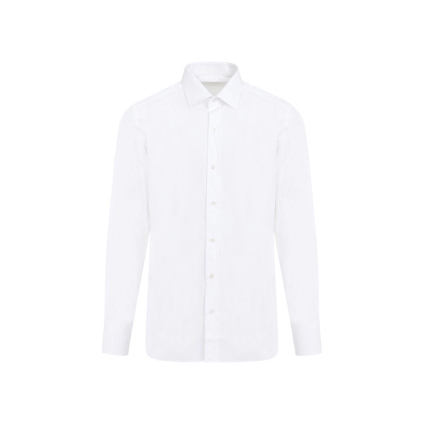 TOM FORD Luxury Essential White Poplin Shirt