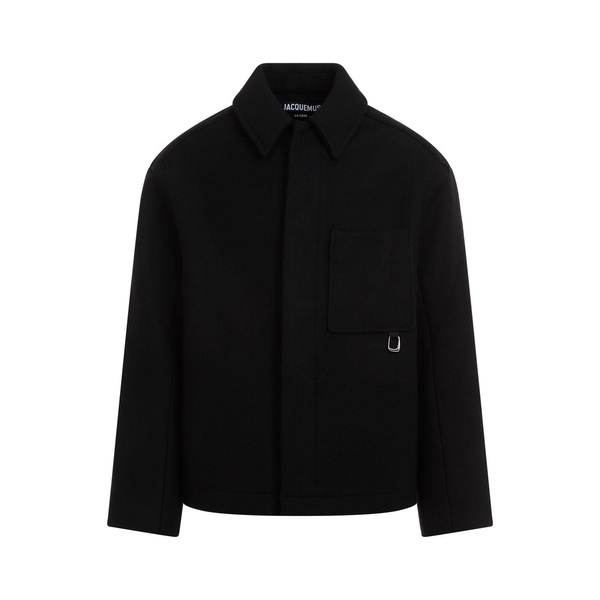 JACQUEMUS Elegant Mini Wool-Blend Jacket