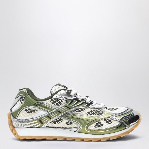 Bottega Veneta Low Orbit Green/Silver Sneakers Men