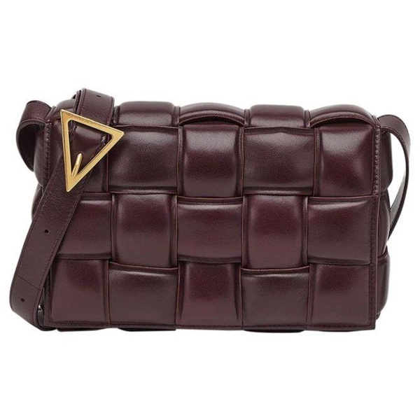 Bottega Veneta Women Cassette Grape Lambskin Cross Body Bag