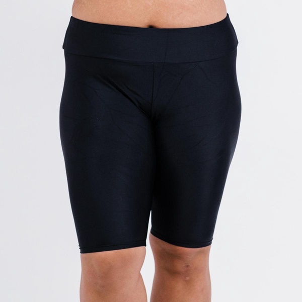 Plus Size Long Bike Swim Shorts