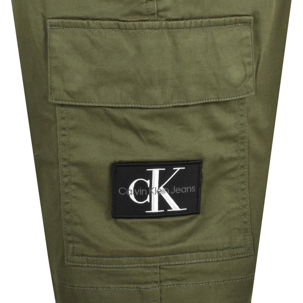 Calvin Klein Jeans cargo shorts in olive green