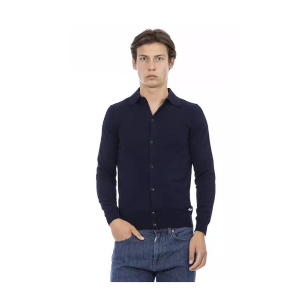 Classic Cotton Collared Shirt Blue