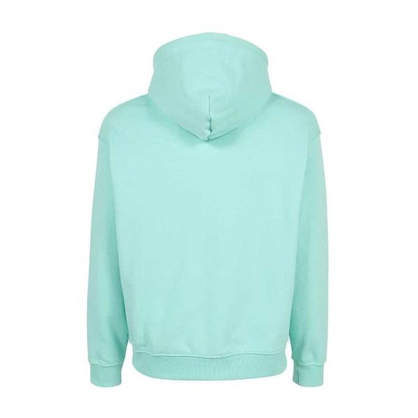 Green Logo Zip-Up Sweater