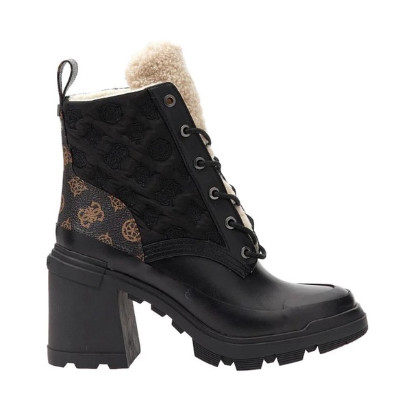 Women Casual Black Synthetic Boot