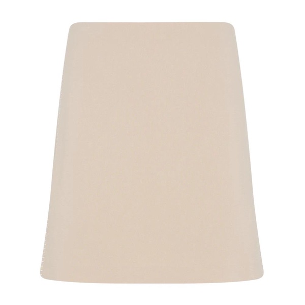 A-Line Mini Skirt in Nude Khaki