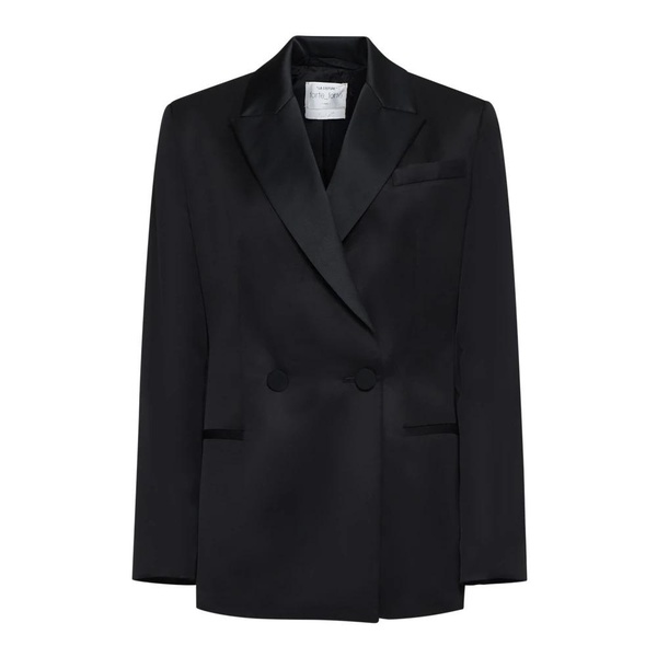 Black Wool Tuxedo Jacket Satin Lapels