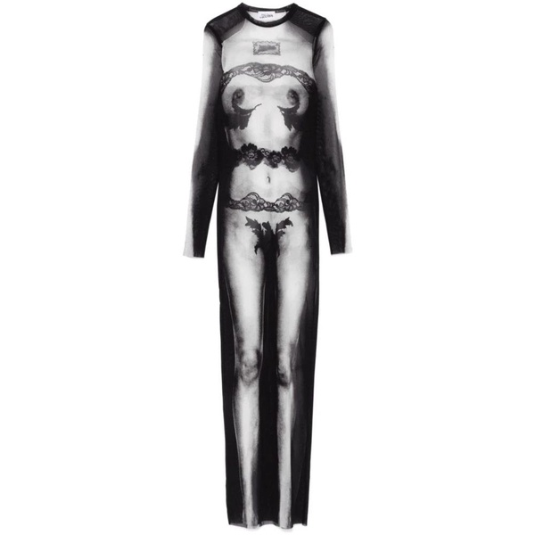 Jean Paul Gaultier Body Lace Mariniere Long Dress