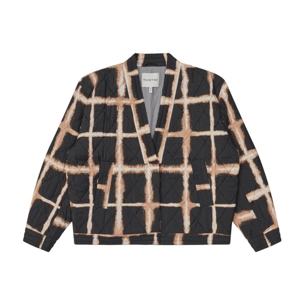 Quilted Jacket with Smart Print