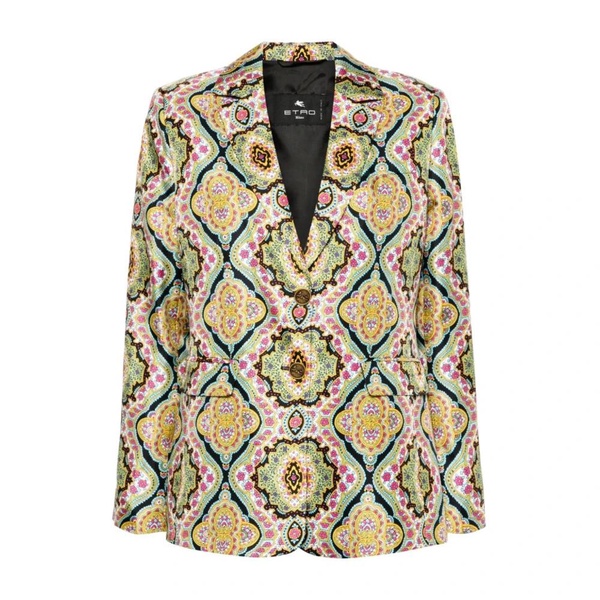 ETRO Multicolor Silk Jacket for Women - SS24 Collection