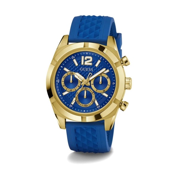 Resistance Multifunction Blue Gold Watch