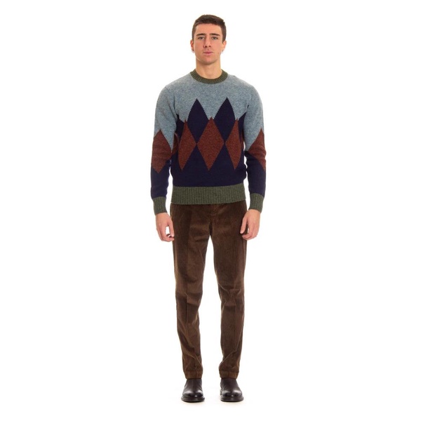 Diamond Pattern Wool Sweater