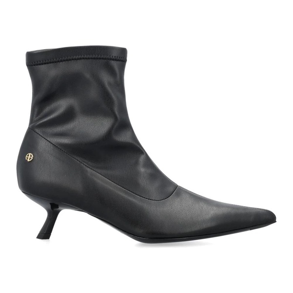 Black Closed Toe Ankle Boot