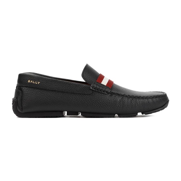 Black Leather Loafers Driver Style