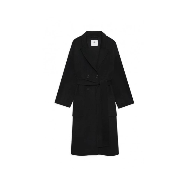 Black Cashmere Blend Coat - Dylan