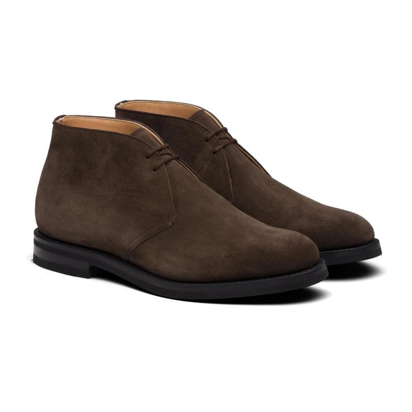 Dark Brown Suede Desert Boots