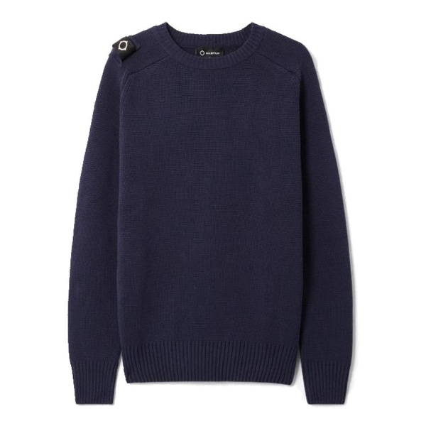 Milano Knit Crew Neck in True Navy