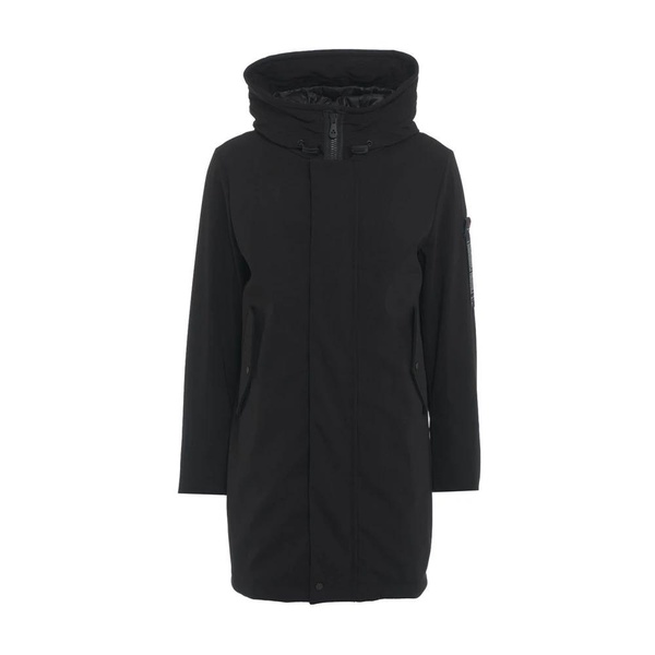 Black Three-Layer Parka AW24