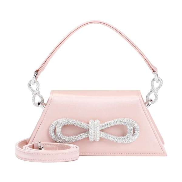 Double Bow Nude Bag