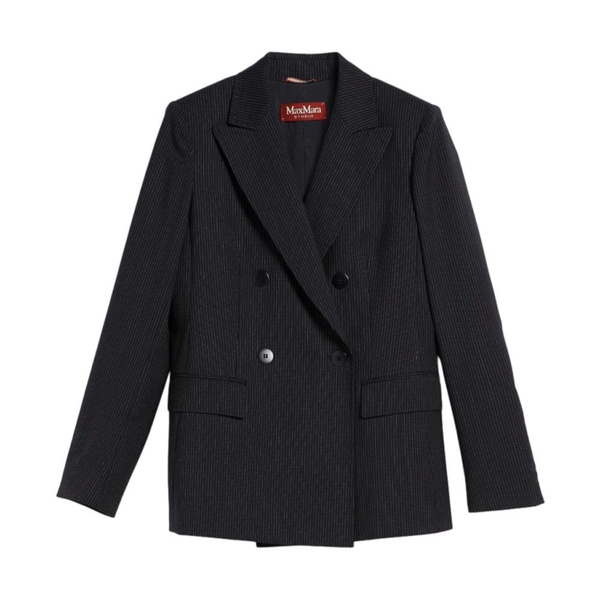 Double-breasted Wool Blend Blazer